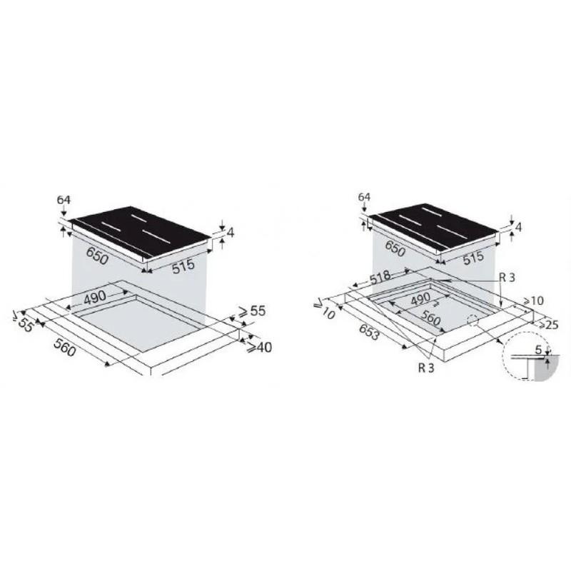 Варильна поверхня De Dietrich DPI4442B - изображение 3